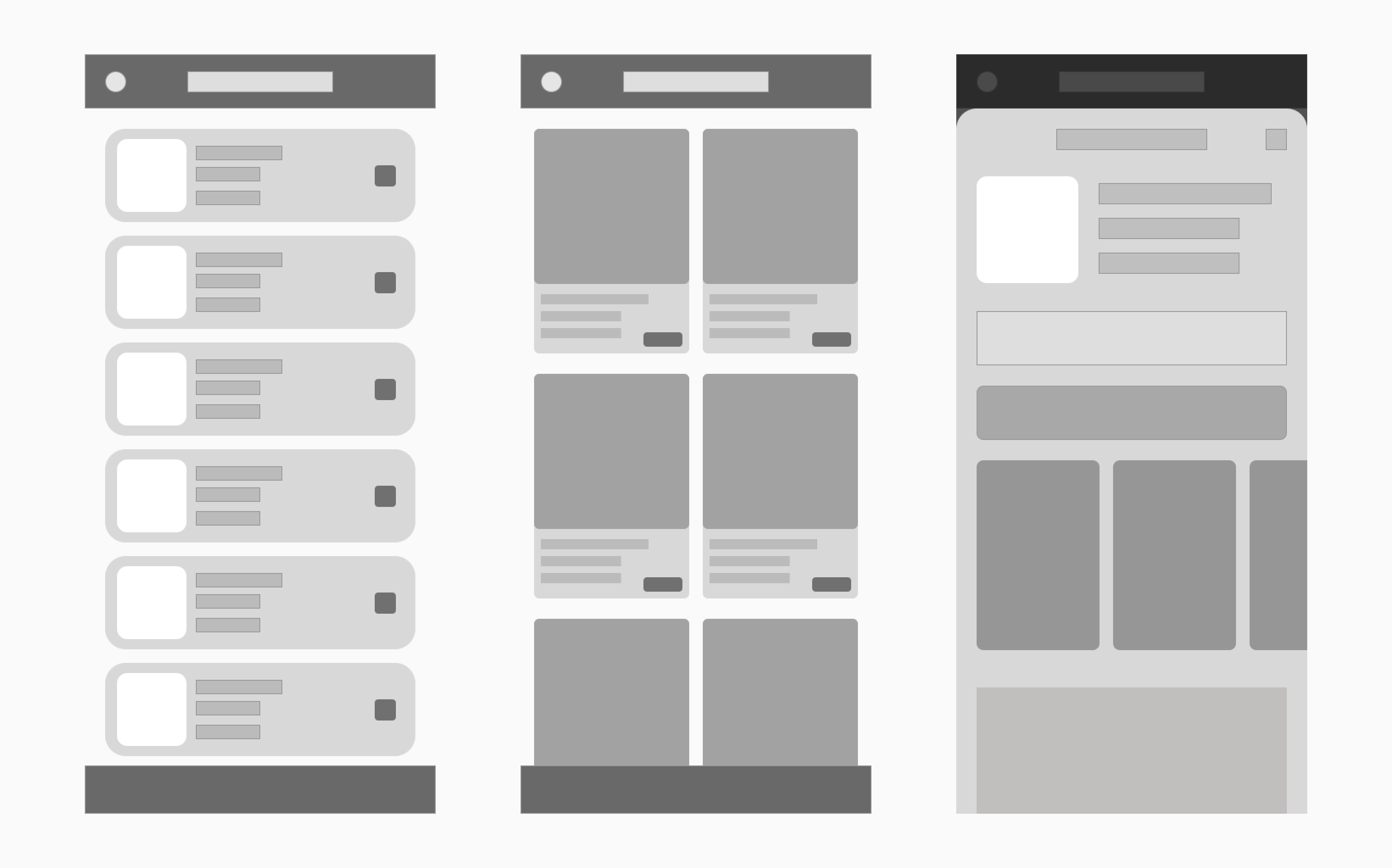 Theme Wireframes